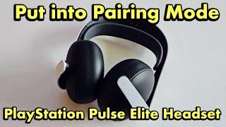 PlayStation Pulse Elite Headset How to Put into Paring Mode