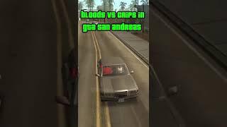 Bloods vs Crips in GTA San Andreas #shorts #gtasanandreas