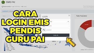 CARA LOGIN EMIS PENDIS BAGI GURU PAI   CARA LOGIN EMIS PENDIS DENGAN AKUN SEKOLAH