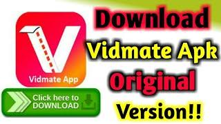 How to download Vidmate apk  original Version  vidmate apk install