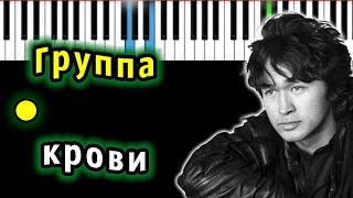 Кино - Группа крови Виктор Цой  Piano_Tutorial  Разбор  КАРАОКЕ  НОТЫ + MIDI