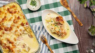 Cheesy And CREAMY MOZZARELLA POTATO BAKE  Recipes.net