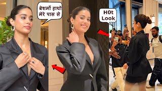 Media Peoples ने किया बेशर्मी की सारी हद पार - Bollywood Actress Janhvi Uncomfortable Moment