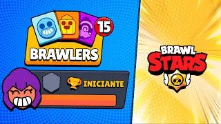 COMO GANHEI 18 BRAWLERS EM 3 HORAS NUMA CONTA INICIANTE BRAW STARS