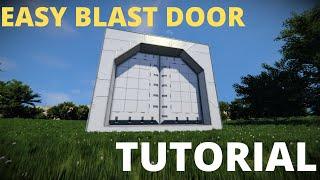 Simple Rotor Blast Door Tutorial - Space Engineers