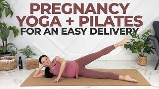 Pregnancy Yoga & Pilates Exercises For An Easy Delivery 30 MIN