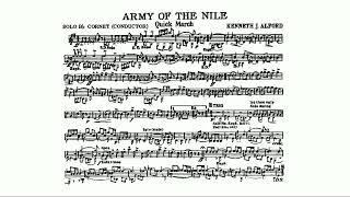 The Army Of The Nile March Kenneth J. Alford - Solo B-flat Cornet