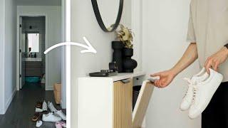 An IKEA hack for messy entryways