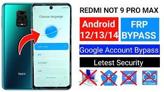 Redmi Note 9 Pro FRP Bypass  MIUI 121314  Redmi Note 9 Pro Google Account Bypass Without Pc Work