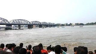 Amazing Hi Tide in Ganga Near Dakhineswar Ghat kolkata