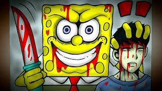 Cerita Seram Dibalik Badut Spongebob Squarpants  DRAWSTORY