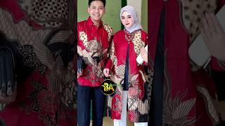 tunik batik tunik batik kombinasi polos tunik batik terbaru 2023 tunik batik untuk orang gemuk