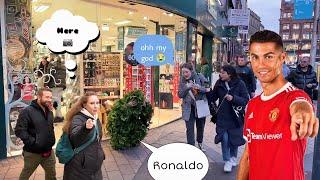 Ronaldo Cr7 Hidden Bushman Prank With Hot And Cute Girls   @Fun With Mahadi  Bushman Prank CR7