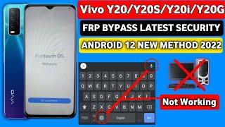 Vivo Y20 Frp Bypass Android 12Vivo Y20Y20sY20gY20aY20i Frp  Unlock New Update without PC
