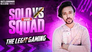 BLIND RUSH SOLO VS SQUAD LIVE   BGMI LIVE  Pubg Mobile Live Stream   #pubglive #bgmilive