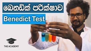 How to do Benedict testබෙනඩික් පරික්ෂාවGrade 1011 ScienceTheAcademySLsinhala practical