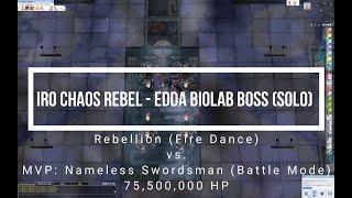 iRO Chaos Rebellion - Edda Biolab BossMVP Solo - Fire Dance  Pistol