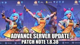 CICI AS THE MAIN INTERFACE HERO AND ALL THE UPDATE  adv server patch note 1 8 38