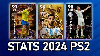 Pes 2024 Ps2  Editar a Messi C. Ronaldo Bellingham Kane Etc. Nuevas Habilidades