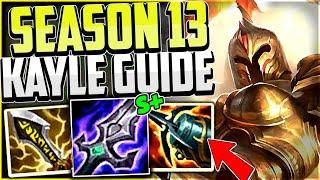 How to Play AD Kayle & CARRY  BIGGEST POWER SPIKE IN THE GAME - League of Legends Season 13