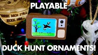 Duck Hunt Christmas Ornaments THAT YOU CAN ACTUALLY PLAY