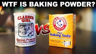 What is baking powder and how is it different from baking soda?