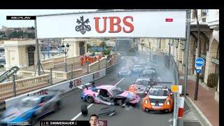 Porsche Supercup Monaco Start Crash