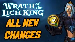 WOTLK Classic Pre Patch Changes
