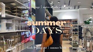 summer days shopping metro manila lots of food