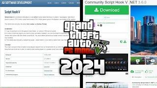 How to install Scripthookv and ScripthookvDotNet for GTAV 2024  Step-by-Step Tutorial