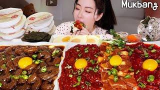 Soy sauce marinated shrimp & spicy marinated crab & marinated salmon ㅣeating show ㅣASMR MUKBANG