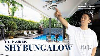 $4.88M Shy Bungalow 3 Storey Attic Pool Lift @ D18 Riverina Crescent  Singapore Home Tour Ep. 218