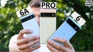 Google Pixel 6A vs 6 vs 6 Pro Same Phone Double The Price?