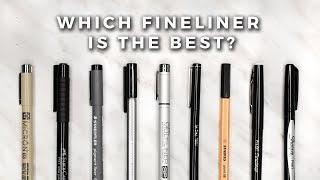Which Fineliner is the Best?  STATIONERY SHOWDOWN