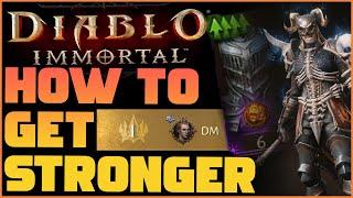 GET STRONG FAST How To GAIN COMBAT RATING And STATS - Diablo Immortal