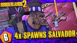 Borderlands 2  Quadruple Spawns Salvador Funny Moments And Drops  Day #6