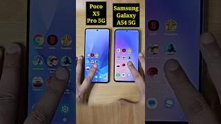 Samsung Galaxy A54 5G vs Poco X5 Pro 5G Speed Test Comparison 