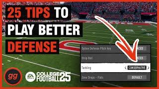 How to Get Better on Defense QUICKLY in College Football 25