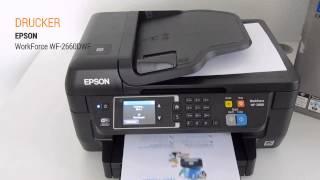 Epson WorkForce WF-2660DWF Hands On Test - Deutsch  German ►► notebooksbilliger.de