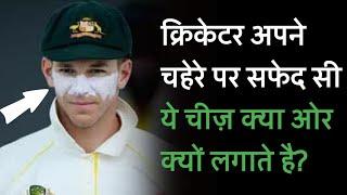 Why Do Cricketers Apply White On Their Face Explain  Awesome Gyan 