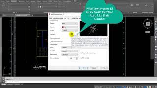 Cara Setting Dimension Style Autocad Bahasa Indonesia