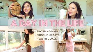 A DAY IN THE LIFE  Shopping Haul Skoolie Update Summer 