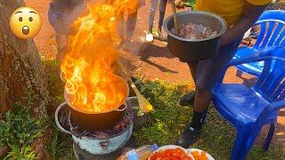 American Tries To Cook In A Ugandan Village