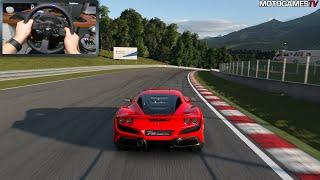 Gran Turismo 7 - 2019 Ferrari F8 Tributo  Thrustmaster T300RS Gameplay PS5