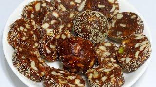 Date  Nut Laddoo Recipe- Healthy Sugar Free Sweet-Khajur Burfi-Dates Roll-Khajur Pak-Khajoor Katri