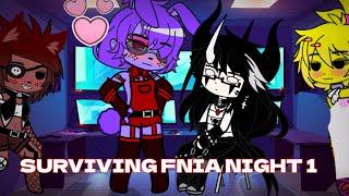 Surviving FNIA 1 Night 1 Gacha Club