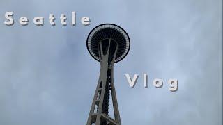 Seattle Vlog  Haunted Hotel Seattle Aquarium Many Parks Space Needle Garden of Glass & More