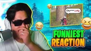 Funniest Reaction on LUFFY IGL   Ped ke Pichhe jaa Na chutiyaaa @teaminfgod #funny #comedy #pubg