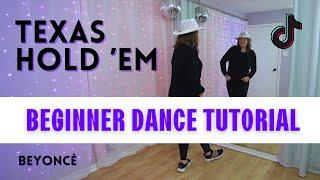  TEXAS HOLD EM Dance  Beyoncé  TikTok BEGINNER DANCE TUTORIAL Back-view & Step-by-Step 