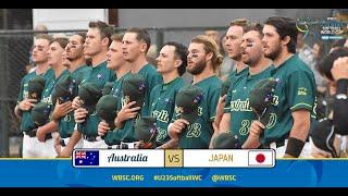 HIGHLIGHTS Australia v Japan  I U-23 Mens Softball World Cup 2023 - World Championship Final